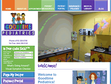 Tablet Screenshot of goodtimepeds.com